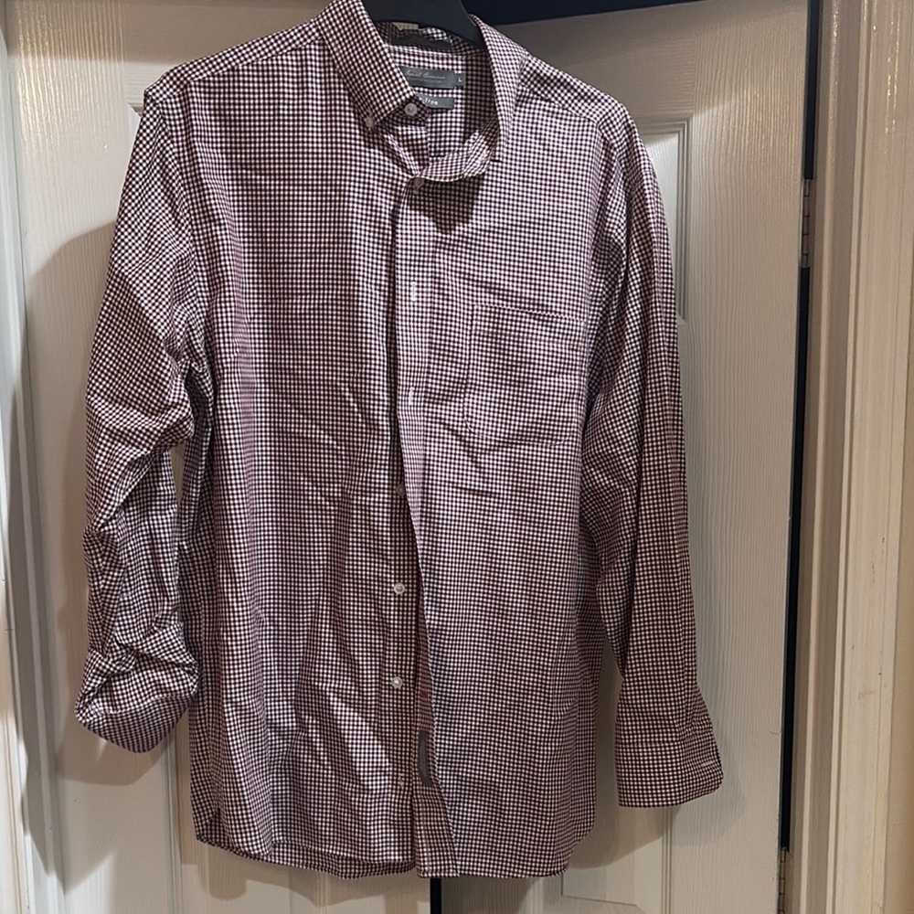 Daniel Cremieux Brown Casual Button Down Shirt